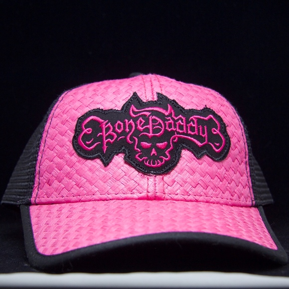 My Bon Daddy Artist Pink and Black Baseball Hat main image 7